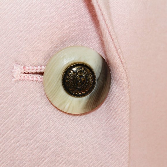 Talbots Vintage 80s Worsted Wool Blazer in Blush Pink - Picture 6 of 16